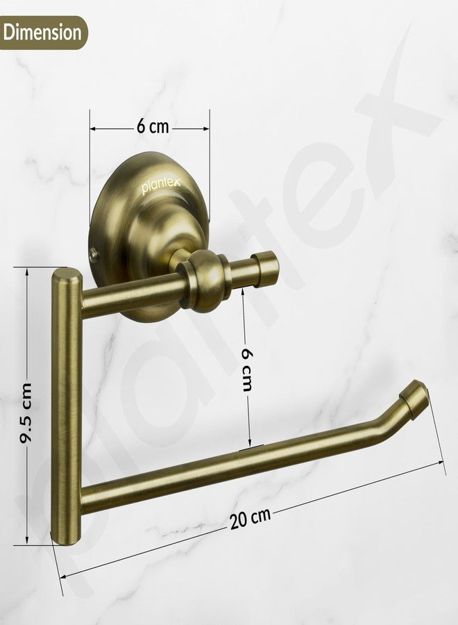 Plantex 304 Grade Stainless Steel Napkin Hanger for Wash Basin/Towel Holder for Bathroom/Towel Ring/Bathroom Accessories - Skyllo (Antique) - Image 2